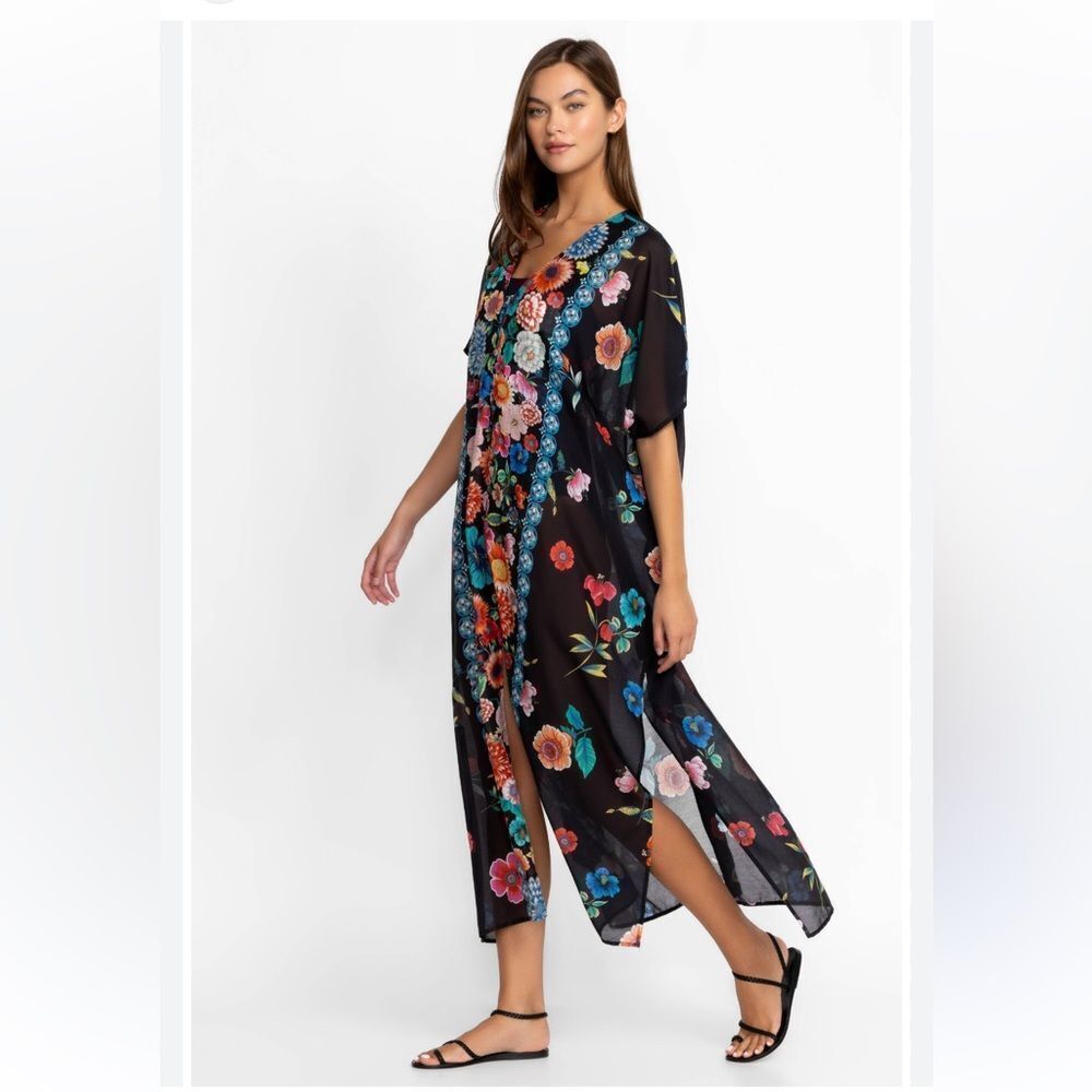 Johnny Was Evening Palace V-Neck Caftan